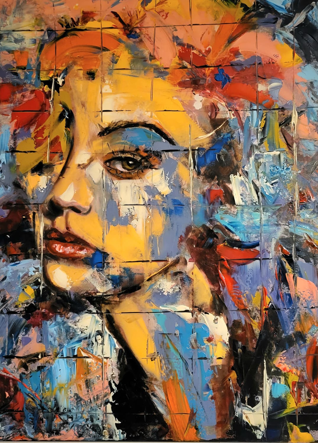 ArteDiAlina.com painting: strokes of color